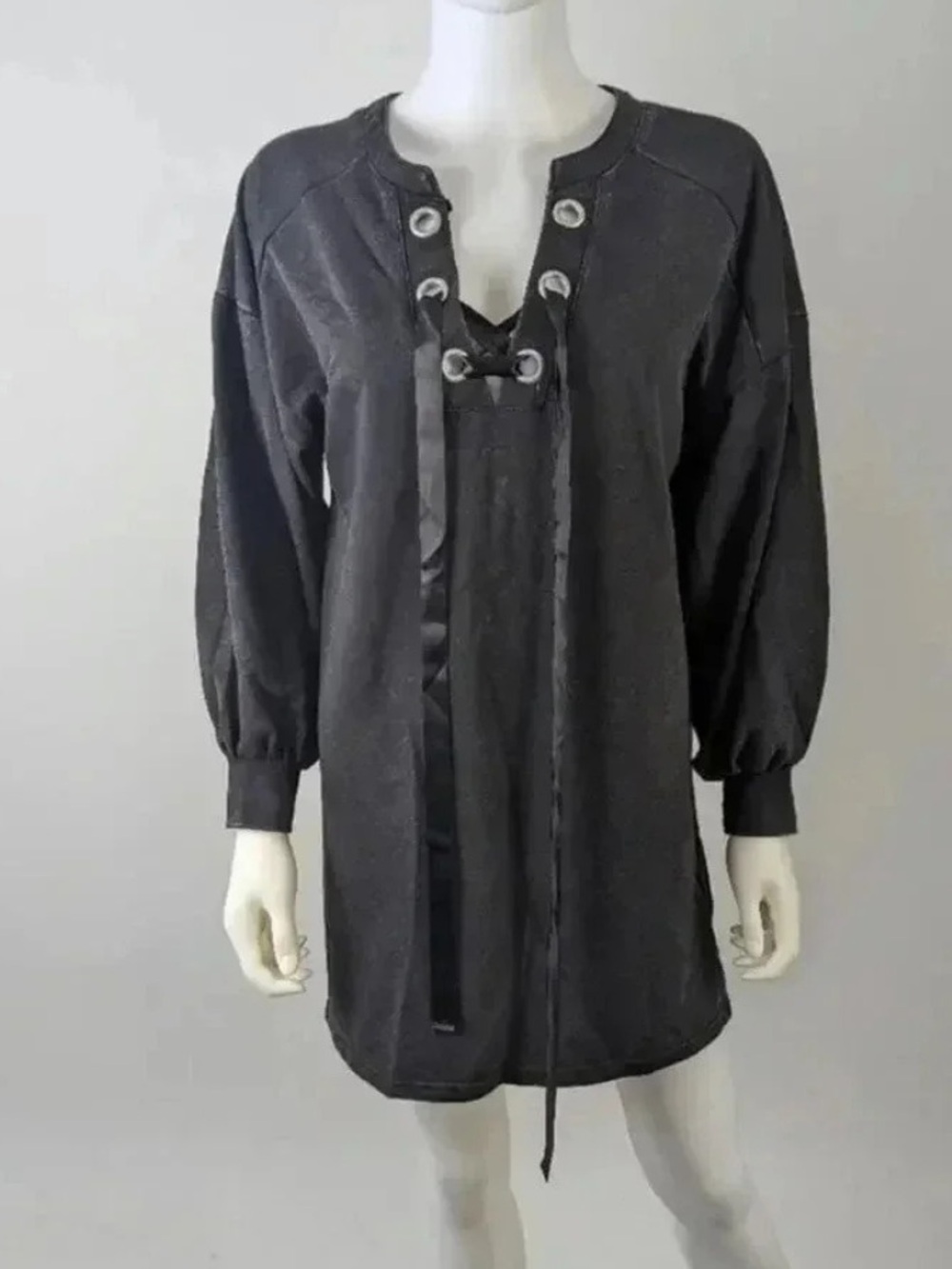 Very J  Acid Washed Jersey Dress